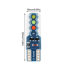 Load image into Gallery viewer, RGB T10 Car Signal Lamp Waterproof Heatproof Clearance Headlamps Reading Flashing COB LED Lamp License Plate Lights
