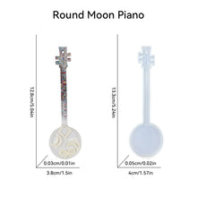 Load image into Gallery viewer, Silicone Bookmark Mold DIY Bookmark Mould For Resin Casting Including Feather Musical Instrument Pipa Shape
