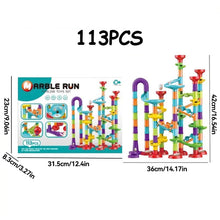 Load image into Gallery viewer, DIY Construction Marble Run Race Track Building Blocks Kids 3D Maze Ball Roll Toys Children Christmas Gift 50/93/109/113/133/232pcs Set
