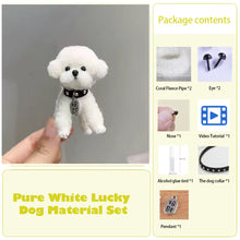 Load image into Gallery viewer, Non-Finished Coral Fleece Pipe DIY Material Kit Creative Toys Cute Dog Handmade Material for Kids Beginner Christmas Gift
