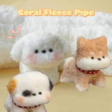 Load image into Gallery viewer, Non-Finished Coral Fleece Pipe DIY Material Kit Creative Toys Cute Dog Handmade Material for Kids Beginner Christmas Gift

