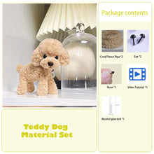 Load image into Gallery viewer, Non-Finished Coral Fleece Pipe DIY Material Kit Creative Toys Cute Dog Handmade Material for Kids Beginner Christmas Gift
