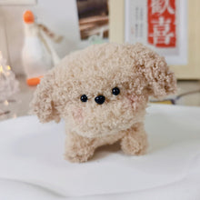 Load image into Gallery viewer, Non-Finished Coral Fleece Pipe DIY Material Kit Creative Toys Cute Dog Handmade Material for Kids Beginner Christmas Gift
