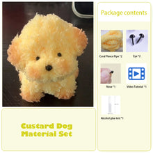Load image into Gallery viewer, Non-Finished Coral Fleece Pipe DIY Material Kit Creative Toys Cute Dog Handmade Material for Kids Beginner Christmas Gift
