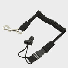 Load image into Gallery viewer, Kayak Accessories Elastic Adjustable Kayak Paddle Leash With Safety Hook Fishing Rod Pole Coiled Lanyard Cord Tie Rope Rowing
