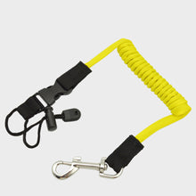 Load image into Gallery viewer, Kayak Accessories Elastic Adjustable Kayak Paddle Leash With Safety Hook Fishing Rod Pole Coiled Lanyard Cord Tie Rope Rowing
