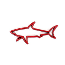 Load image into Gallery viewer, Car Sticker 3D Metal Hollow Fish Shark Automobiles Emblem Badge Decals Motorcycle Computer Fuel Cap Accessories Decals
