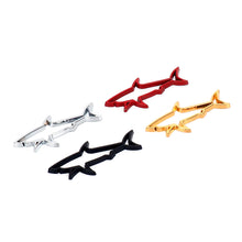 Load image into Gallery viewer, Car Sticker 3D Metal Hollow Fish Shark Automobiles Emblem Badge Decals Motorcycle Computer Fuel Cap Accessories Decals

