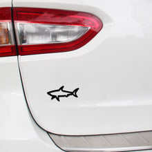 Load image into Gallery viewer, Car Sticker 3D Metal Hollow Fish Shark Automobiles Emblem Badge Decals Motorcycle Computer Fuel Cap Accessories Decals
