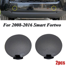 Load image into Gallery viewer, 2Pcs Car Front Rear Bumper Tow Hook Eye Coupler Trailer Cover Cap Plug 4518850122C22A For Smart Fortwo W451 2007-20 R1E2
