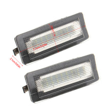 Load image into Gallery viewer, 2Pcs Car Number License Plate Light Lamp No Error Canbus 12V White For Mercedes-Benz Benz Smart Fortwo W450 W451 W453
