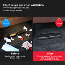 Load image into Gallery viewer, 2Pcs Car Under Seat AC Air Vent Covers Grille Rear Seat Bottom Anit-Blocking Outlet Dust Cover For BMW 3 Series G20 G28 2020-2023
