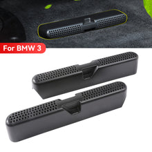 Load image into Gallery viewer, 2Pcs Car Under Seat AC Air Vent Covers Grille Rear Seat Bottom Anit-Blocking Outlet Dust Cover For BMW 3 Series G20 G28 2020-2023
