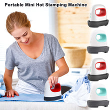 Load image into Gallery viewer, Mini Heat Press Machine TShirt Printing Easy Heating Transfer Press LronMachines for Blanket Leather Portable DIY Home Business
