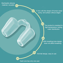 Load image into Gallery viewer, Nasal Synthetical Rhinoplasty Postoperative Nostril Support Silicone Contorted Nose Correction Fixator Plastic Nose Clip
