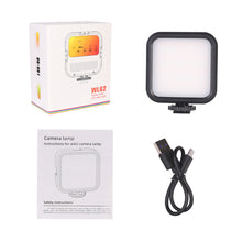 Load image into Gallery viewer, Mini RGB Hot Boot Fill Light Live Photography LED Portable Atmosphere Beauty Mobile Camera Pocket Adjustable
