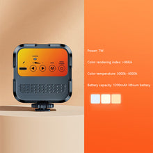 Load image into Gallery viewer, Mini RGB Hot Boot Fill Light Live Photography LED Portable Atmosphere Beauty Mobile Camera Pocket Adjustable
