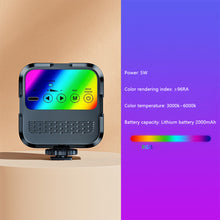 Load image into Gallery viewer, Mini RGB Hot Boot Fill Light Live Photography LED Portable Atmosphere Beauty Mobile Camera Pocket Adjustable

