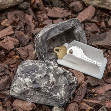Load image into Gallery viewer, Garden Stone Hide a Spare Key Fake Rock Camouflage Stone Diversion Looks Like Real Stone Safe for Outdoor Yard Geocaching
