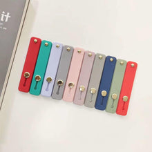 Load image into Gallery viewer, Universal Wrist Band Phone Holder For iPhone Finger Grip Mobile Phone Stand for samsung xiaomi Push Back Sticked Socket Bracket
