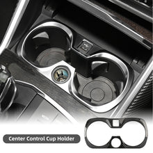 Load image into Gallery viewer, Car Gear Shift Water Cup Holder Panel Cover Sticker Auto Carbon Fiber For BMW 3 Series G20 G28 325li 2020-2024
