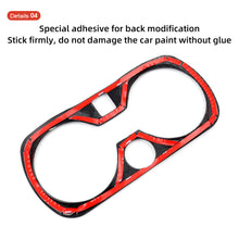 Load image into Gallery viewer, Car Gear Shift Water Cup Holder Panel Cover Sticker Auto Carbon Fiber For BMW 3 Series G20 G28 325li 2020-2024
