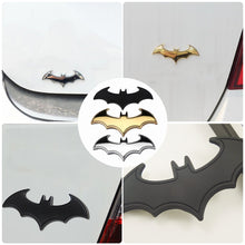 Load image into Gallery viewer, Metal Halloween Batmobile Stickers Thickened Batmobile Logo Scratches Hide Modified Body Funny Stickers

