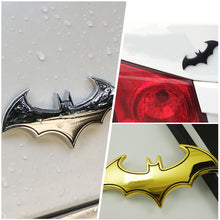 Load image into Gallery viewer, Metal Halloween Batmobile Stickers Thickened Batmobile Logo Scratches Hide Modified Body Funny Stickers
