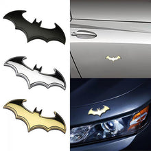 Load image into Gallery viewer, Metal Halloween Batmobile Stickers Thickened Batmobile Logo Scratches Hide Modified Body Funny Stickers
