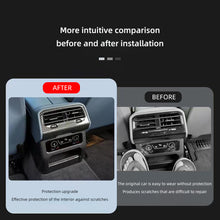 Load image into Gallery viewer, Car Rear Air Conditioning Outlet Vent Cover Trim Sticker Accessories Carbon Fiber Patten ABS Style For BMW 5 Series i5 530Li 2024
