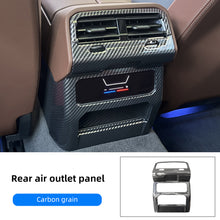 Load image into Gallery viewer, Car Rear Air Conditioning Outlet Vent Cover Trim Sticker Accessories Carbon Fiber Patten ABS Style For BMW 5 Series i5 530Li 2024
