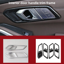 Load image into Gallery viewer, 4Pcs Car Interior Door Handle Bowl Cover Trim Frame Look Stickers for BMW 3 Series G20 G21 G28 318i 320i 325i 330i 340i 2019 2020 2021 Accessories
