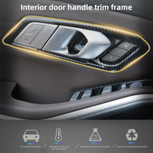 Load image into Gallery viewer, 4Pcs Car Interior Door Handle Bowl Cover Trim Frame Look Stickers for BMW 3 Series G20 G21 G28 318i 320i 325i 330i 340i 2019 2020 2021 Accessories
