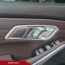 Load image into Gallery viewer, 4Pcs Car Interior Door Handle Bowl Cover Trim Frame Look Stickers for BMW 3 Series G20 G21 G28 318i 320i 325i 330i 340i 2019 2020 2021 Accessories
