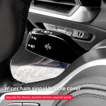 Load image into Gallery viewer, 2Pcs/Set Car Steering Wheel Headlight Switch Control Cover Wiper Switch Trim Accessories for BMW 1 2 3 4 5 7 Series X1 X3 X4 X5 X6 X76 GT Z4
