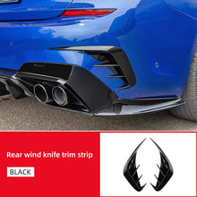 Load image into Gallery viewer, 2Pcs Car Rear Bumper Spoiler Flank Tail Wind Knife Sport Decoration for BMW 3 Series 320li 325li
