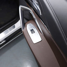 Load image into Gallery viewer, 4Pcs/Set Carbon Fiber Car Window Switch Panel Trims Decorative Interior Parts Frame Mouldings Accessories For BMW X1 2023-2024
