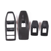 Load image into Gallery viewer, 4Pcs/Set Carbon Fiber Car Window Switch Panel Trims Decorative Interior Parts Frame Mouldings Accessories For BMW X1 2023-2024
