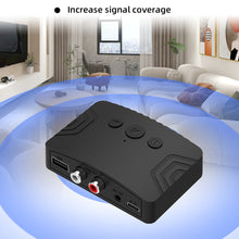 Load image into Gallery viewer, Car Kit Speaker Amplifier Bluetooth 5.3 Audio Receiver with 3.5mm AUX RCA USB U-Disk Stereo Music Wireless Audio Adapter
