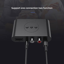Load image into Gallery viewer, Car Audio Receiver 3.5mm AUX Jack U Disk NFC RCA Stereo Music Wireless Adapter Bluetooth 5.2 with Mic for Speaker
