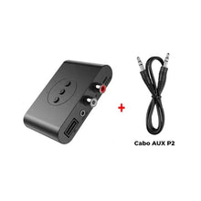 Load image into Gallery viewer, Car Audio Receiver 3.5mm AUX Jack U Disk NFC RCA Stereo Music Wireless Adapter Bluetooth 5.2 with Mic for Speaker
