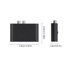 Load image into Gallery viewer, Car Audio Receiver 3.5mm AUX Jack U Disk NFC RCA Stereo Music Wireless Adapter Bluetooth 5.2 with Mic for Speaker
