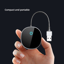 Load image into Gallery viewer, 2 in 1 Car Smart Adapter Android Auto Wireless Carplay Wired To Wireless Carplay Plug And Play Ai Box Adapter For lPhone Car A22
