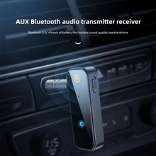 Load image into Gallery viewer, 2 in1 Car Wireless Adapter Bluetooth 5.0 Transmitter Receiver with 3.5mm Audio AUX Adapter For Car Audio Music AUX Handsfree Headset
