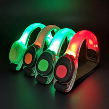 Load image into Gallery viewer, Adjustable LED Light Up Armband Wearable Running Arm Belt Glow Dark for Running Cycling Concert Roller Skates
