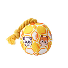 Load image into Gallery viewer, Dog Interactive Tug Ball Toy for Aggressive Chewers Training Decompress Bite Resistant Plush Handle Dog Toys with Bells Pet Supplies
