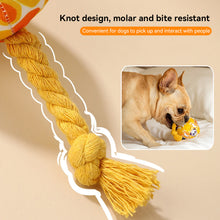 Load image into Gallery viewer, Dog Interactive Tug Ball Toy for Aggressive Chewers Training Decompress Bite Resistant Plush Handle Dog Toys with Bells Pet Supplies
