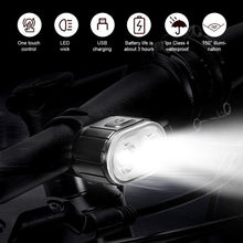 Load image into Gallery viewer, Cycling Bicycle Front Rear Light Set Taillight Headlight Bicycle Lights MTB Waterproof Safety Warning Light LED USB Rechargeable

