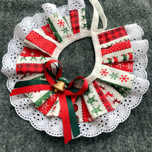 Load image into Gallery viewer, Pet Neckerchief Pet Saliva Towel Triangle Scarf Cat Collar Pet Bibs Scarf Washable Christmas Pet Scarves Gift Xmas Decor Santa Claus Print For Dogs
