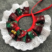 Load image into Gallery viewer, Pet Neckerchief Pet Saliva Towel Triangle Scarf Cat Collar Pet Bibs Scarf Washable Christmas Pet Scarves Gift Xmas Decor Santa Claus Print For Dogs
